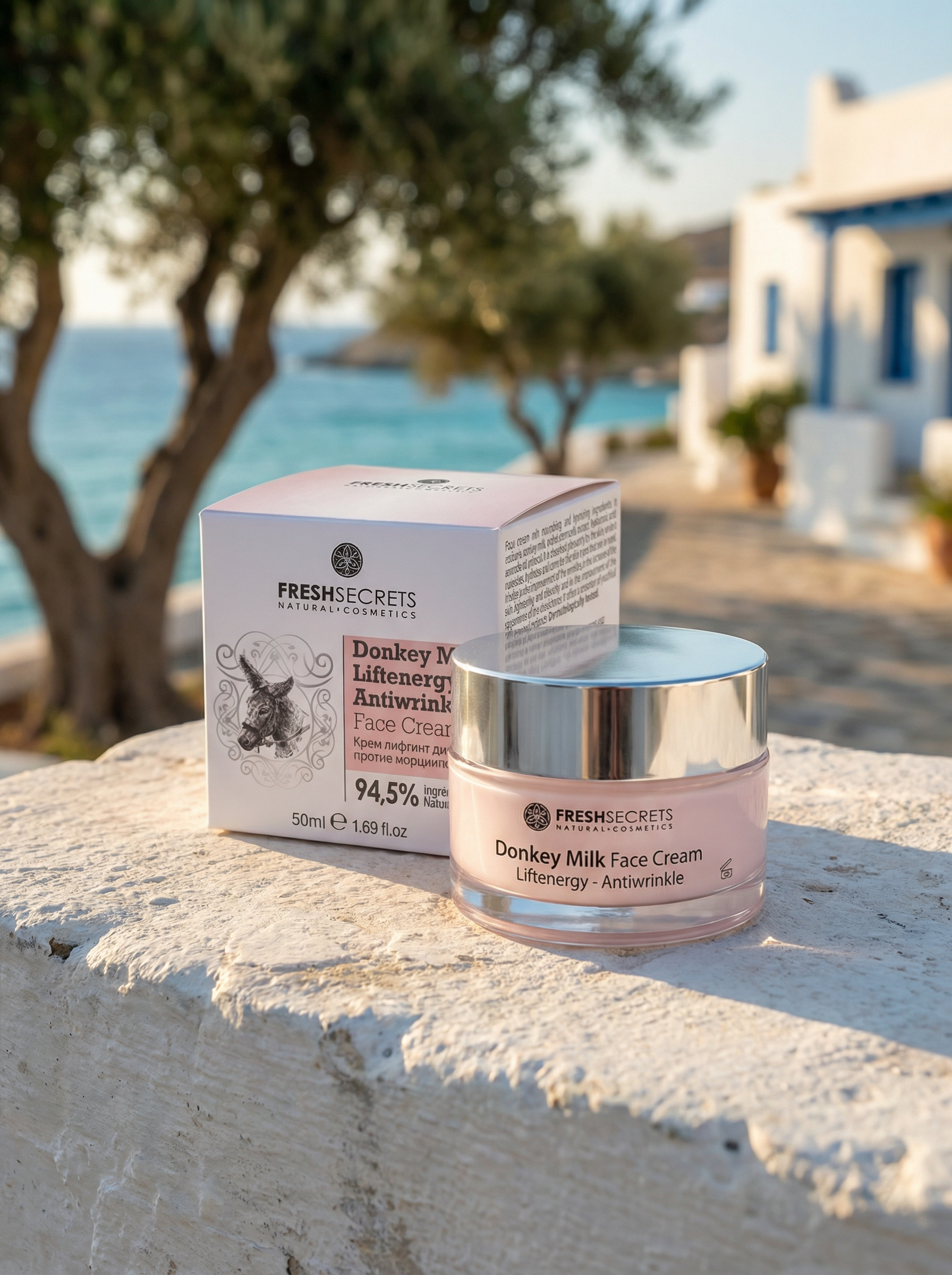 image-126fa712-577d-44fa-bd5a-aa0bb0a31189 Liftenergy Anti-Wrinkle Face Cream Donkey Milk 50ml - Afbeelding 1